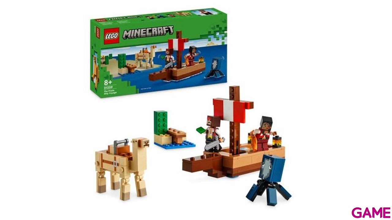 LEGO Minecraft: El Viaje En El Barco Pirata 21259-1