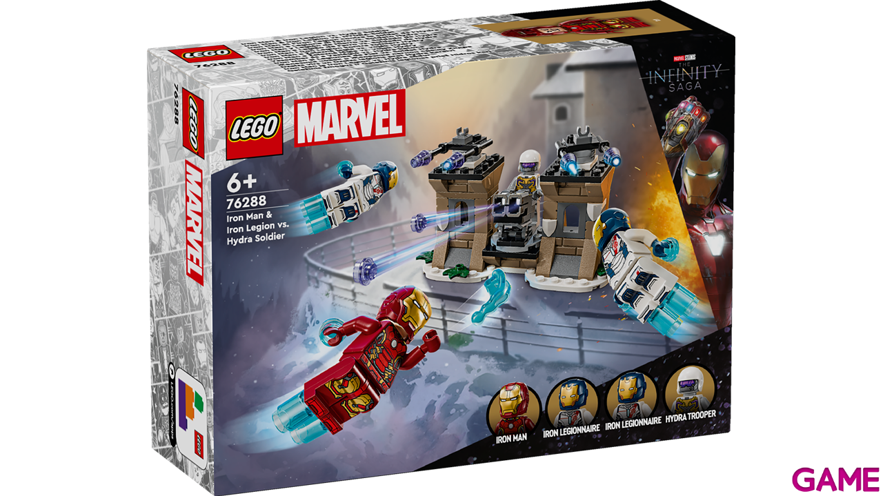 LEGO Super Heroes Marvel: Iron Man Y Legión De Hierro Vs. Soldado De Hydra 76288-0