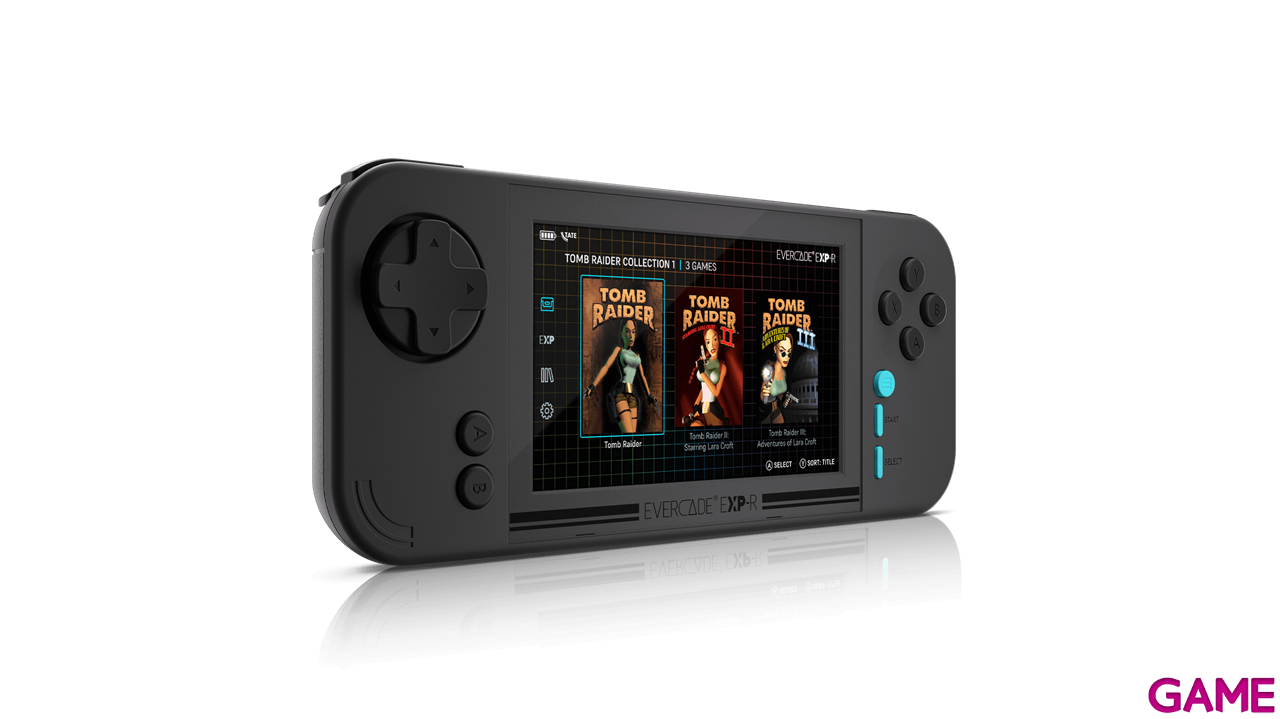 Consola Evercade EXP-R + Tomb Raider Collection 1-13
