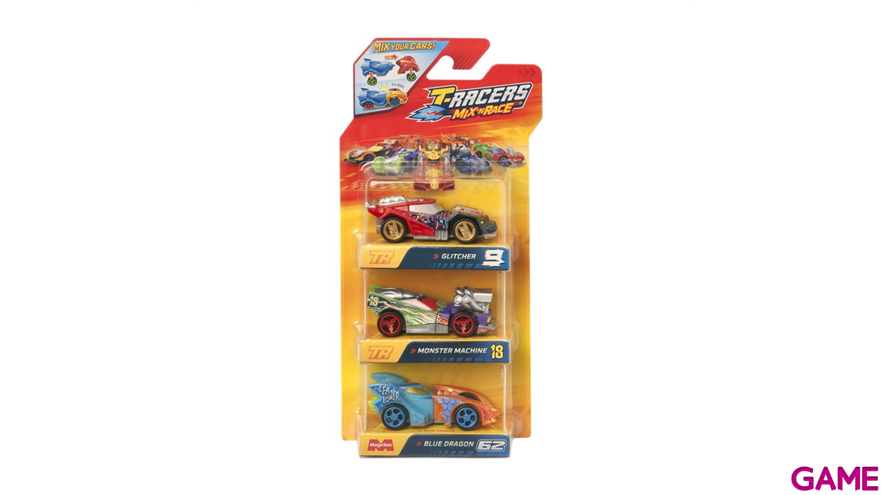 T-Racers Mix ‘N Race - Pack 3 Blister-0