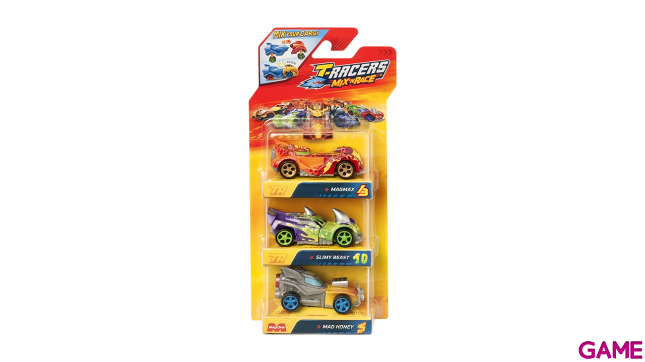 T-Racers Mix ‘N Race - Pack 3 Blister-3