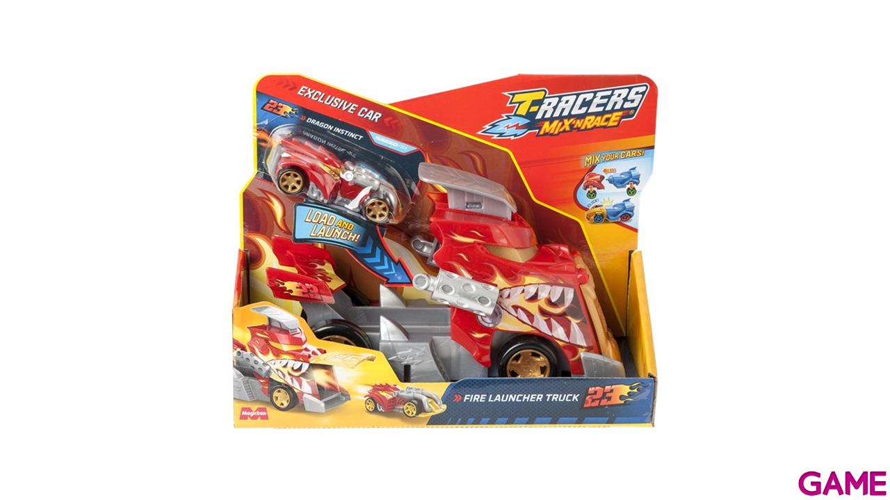 T-Racers Mix ‘N Race - Fire Launcher Truck-0