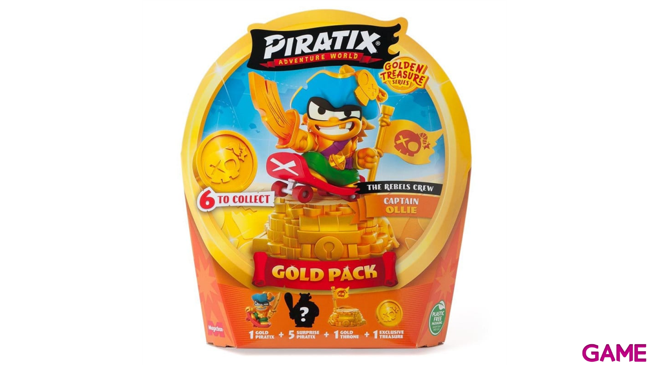 Piratix Golden Treasure - Gold Pack - Surtido-5