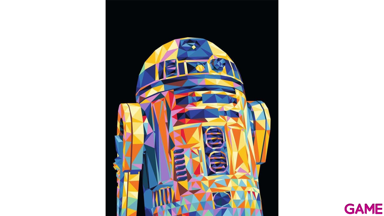 Creart Adulto Serie Trend C - Polygon Starwars R2 - 2D-0