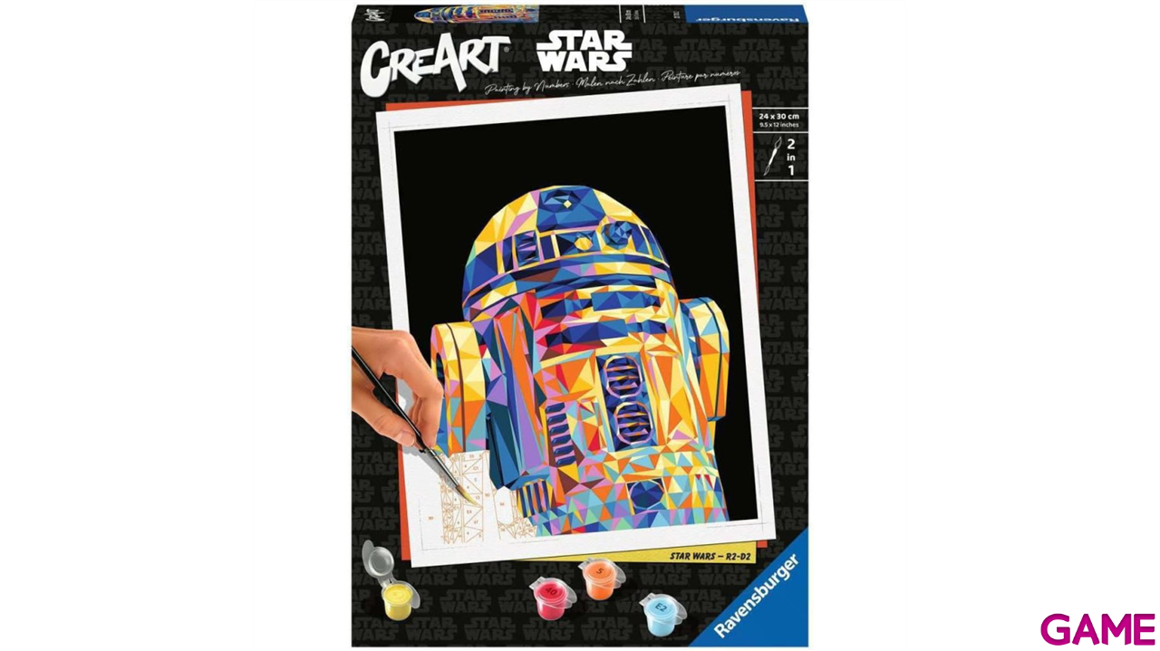 Creart Adulto Serie Trend C - Polygon Starwars R2 - 2D-1