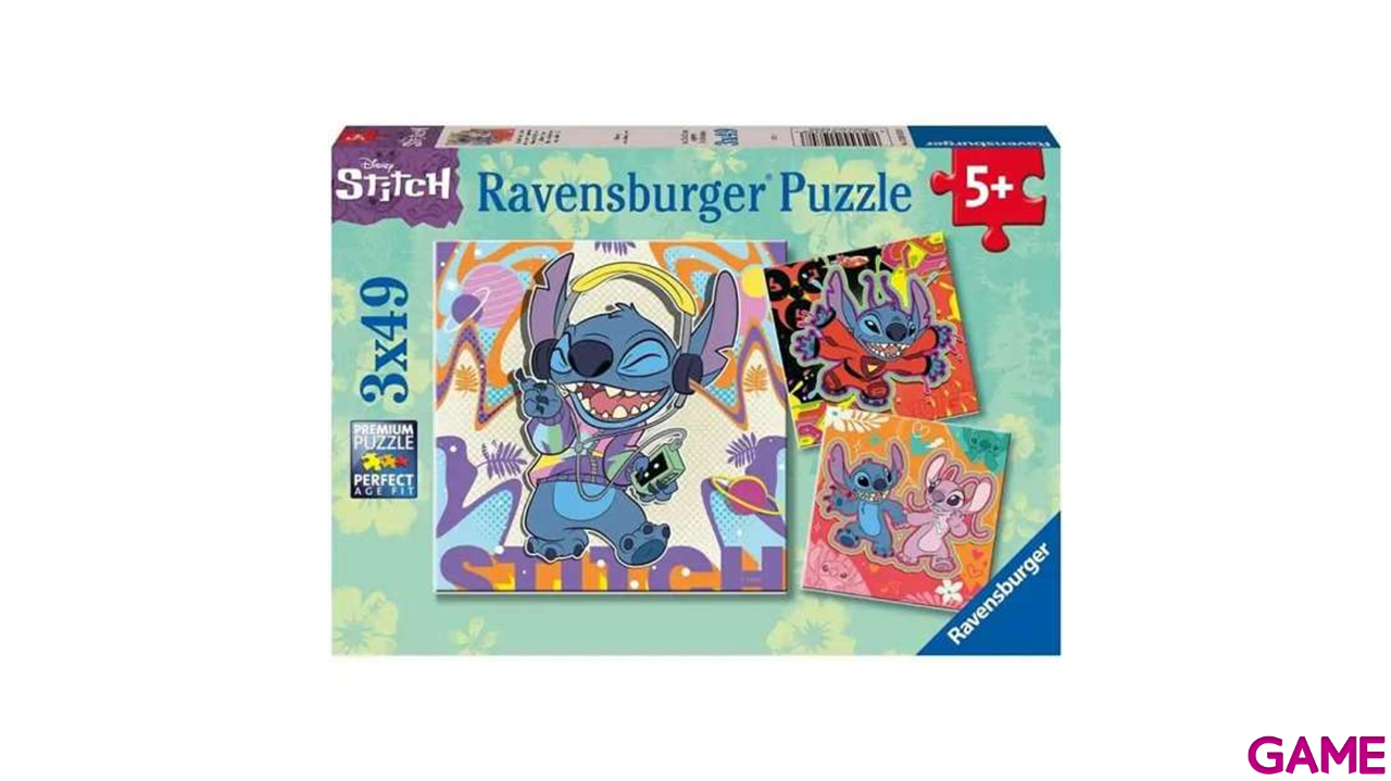 Puzle 3X49 Pz Disney Stitch-1