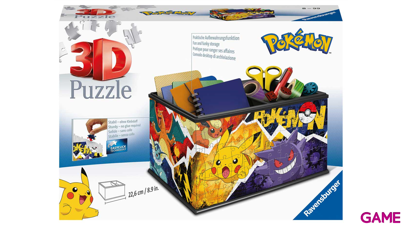 Puzle 3D Storage Box - Pokemon-0
