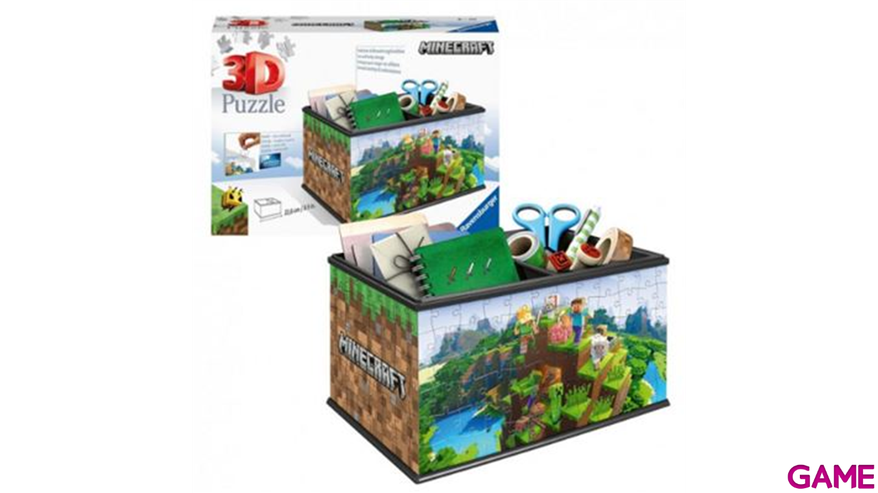 Puzle 3D Storage Box - Minecraft-0