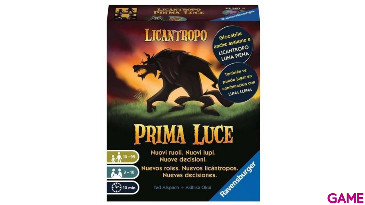 Juego de cartas Licantropo Prima Luce-0