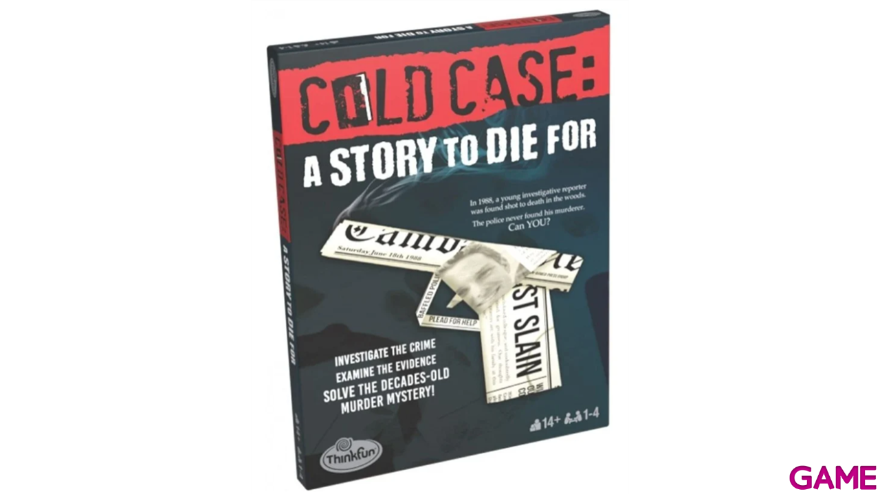 Juego de mesa Think Fun Cold Case 1 - Una Historia De Muerte-0