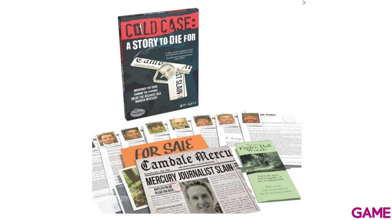 Juego de mesa Think Fun Cold Case 1 - Una Historia De Muerte-1