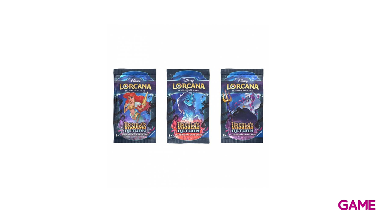 Disney Lorcana: Ursula´s Return Booster Pack Individual Inglés-0