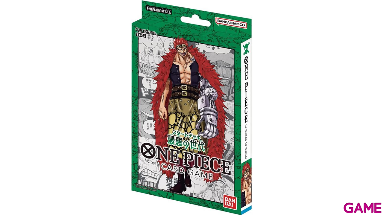 Mazo de cartas One Piece Starter deck ST-2 en Japonés-0