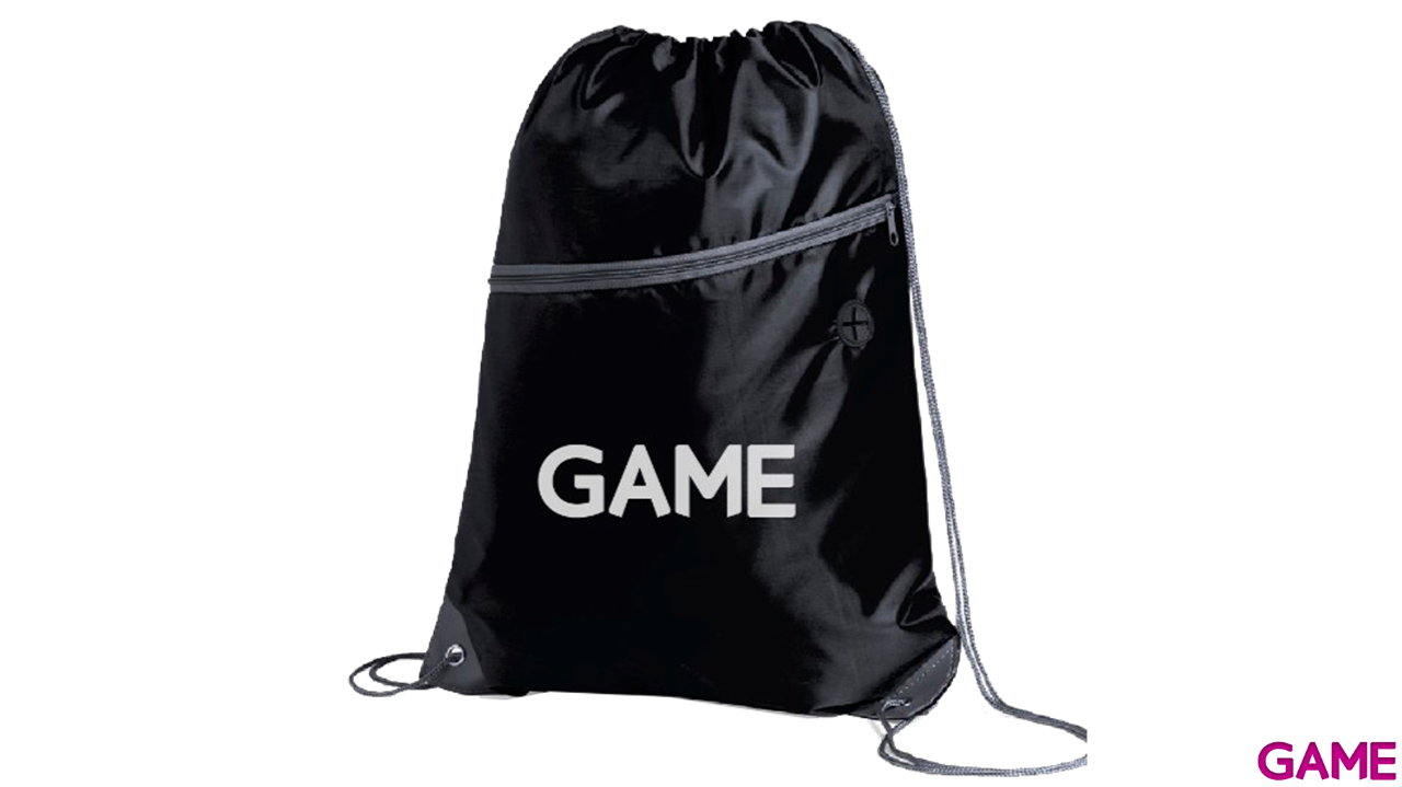 Mochila negra de cuerdas GAME-0