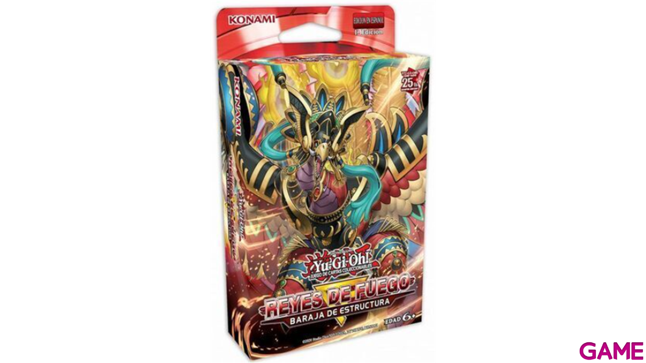 Baraja de Estructura Yu-Gi-Oh!: Reyes de Fuego Reimpresión-0