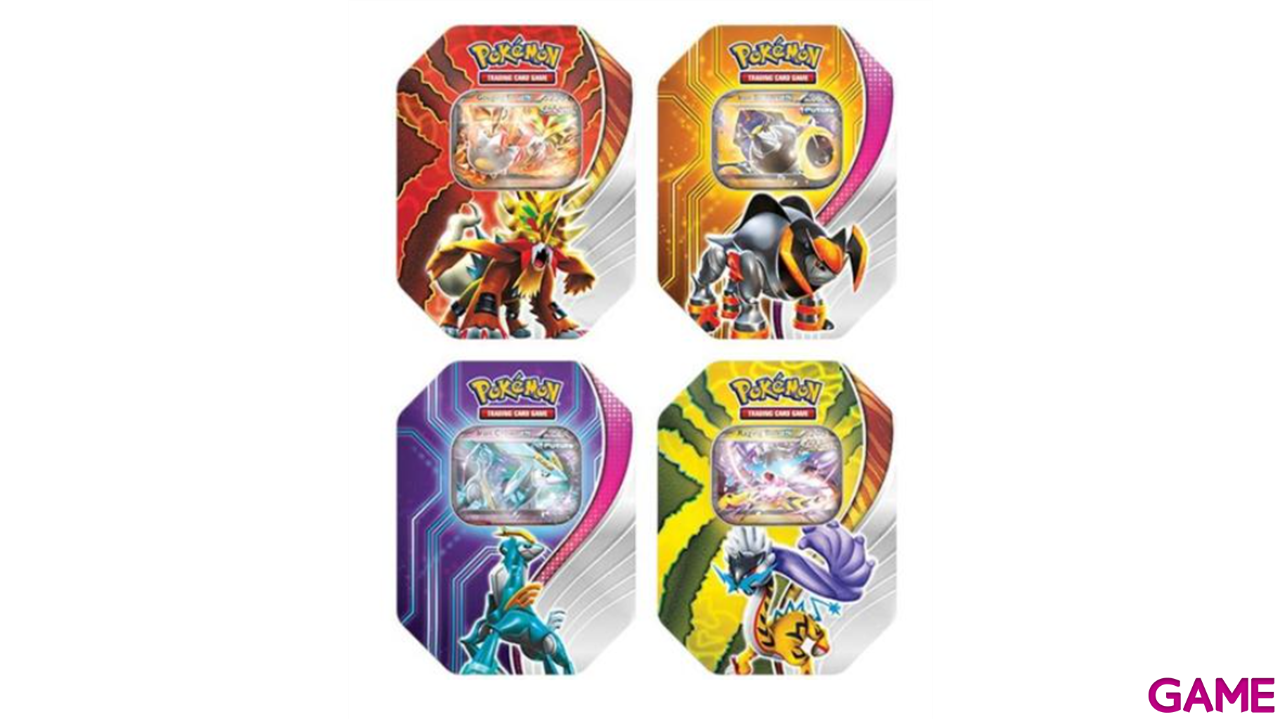 Caja metalica cartas Pokemon Paradox Destinies Fall Ex Tin (ingles) (surtido)-0