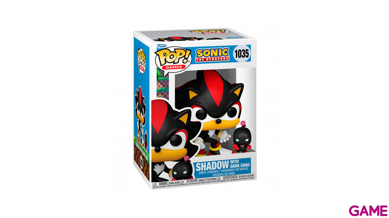 Figura Pop &Buddy: Sonic the Hedgehog Shadow con DChao-1