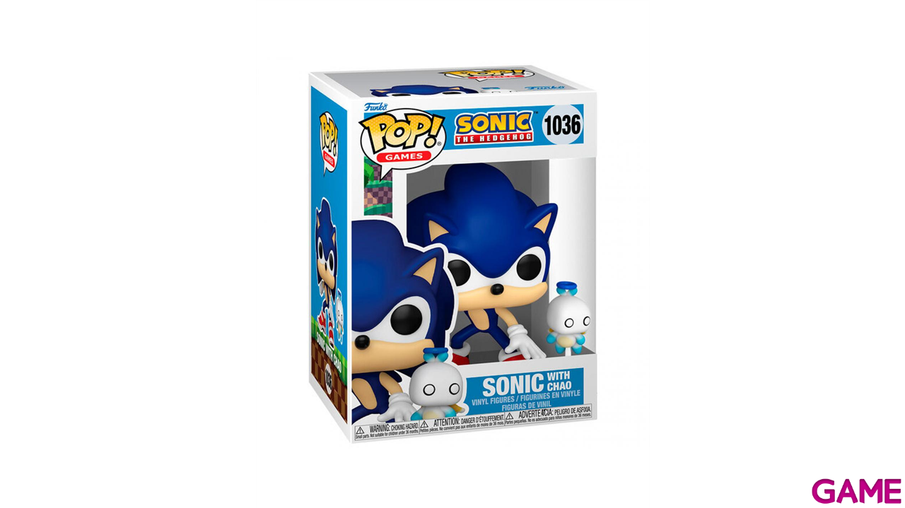 Figura Pop Buddy: Sonic the Hedgehog Sonic con Chao-0