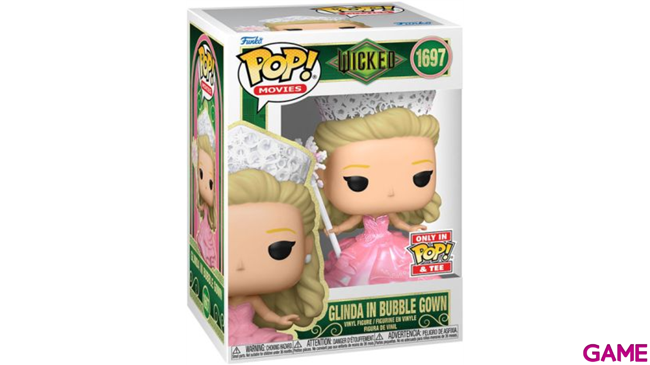 Set Figura POP y Camiseta Wicked Glinda S-1