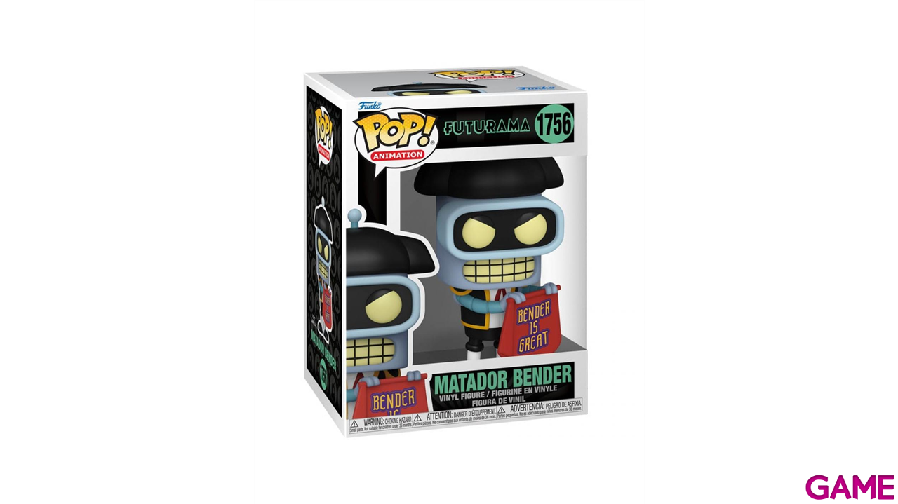 Figura Pop  POP TV: Futurama S4- Bender (Matador)-1
