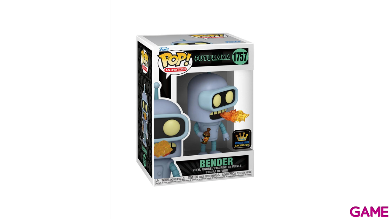 Figura Pop  POP TV: Futurama S4- Bender w/CH(GW)-1