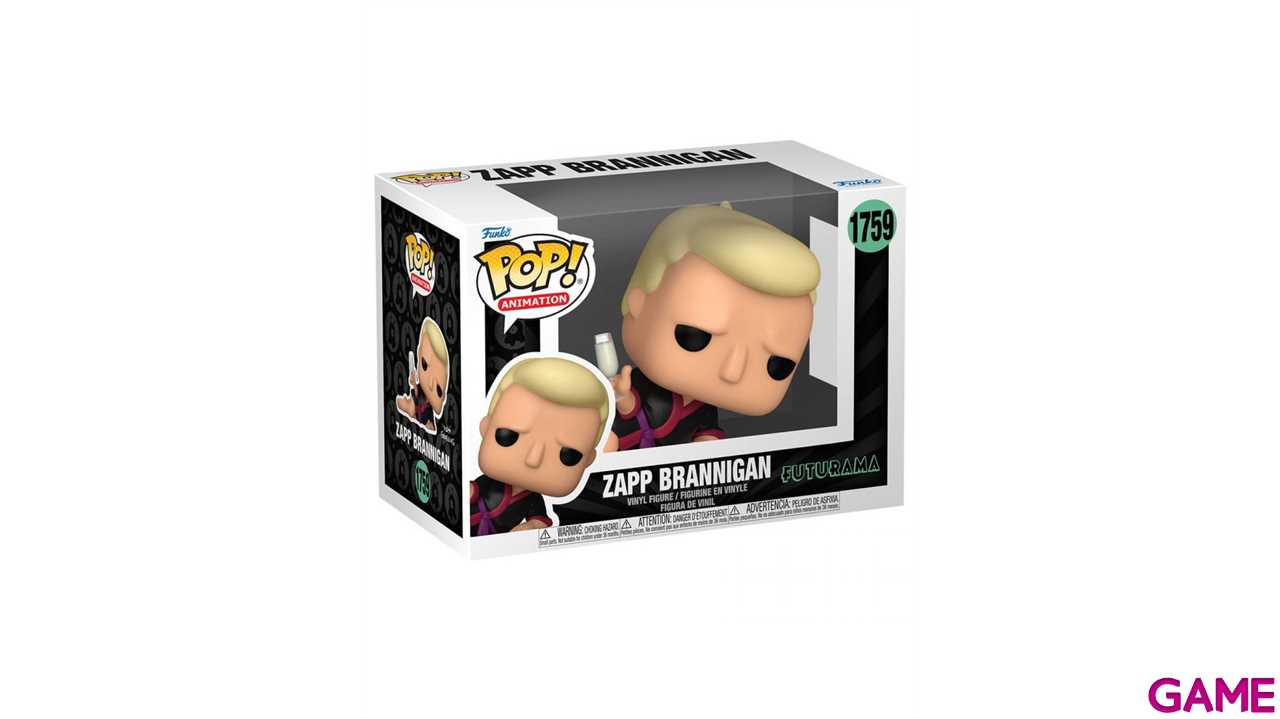 Figura Pop  POP TV: Futurama S4- Zapp Brannigan-1