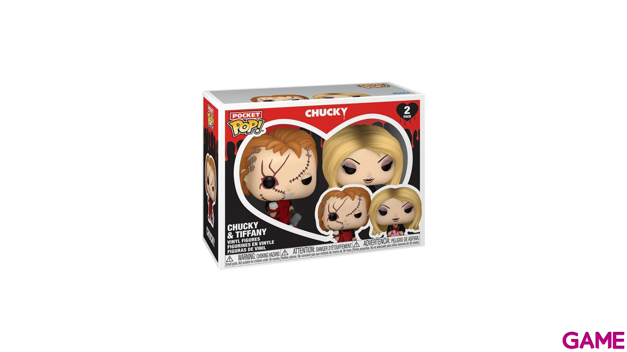 Figuras Funko Pop Pocket POP: Valentines 2pk- Chucky-0
