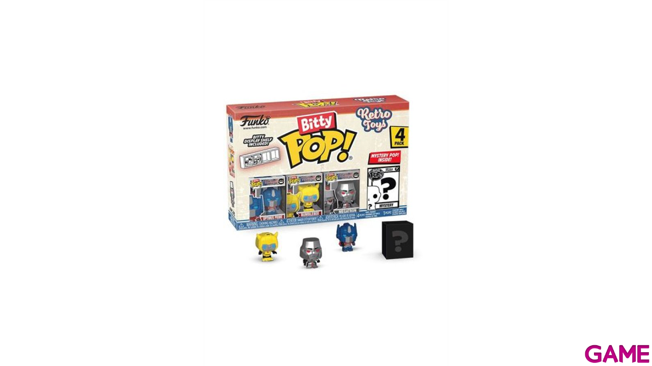 Bitty POP Pack 4 Figuras Retro Toys Transformers-0