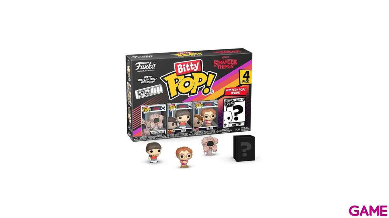 Bitty POP Pack 4 Figuras Stranger Things Demogorgon-1