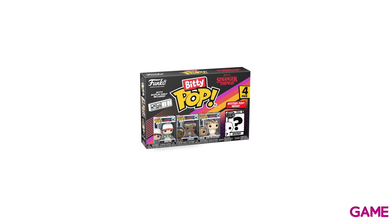 Bitty POP Pack 4 Figuras Stranger Things Dustin-1