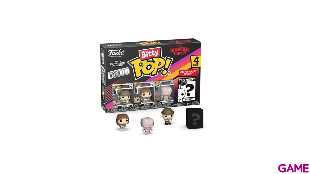 Bitty POP Pack 4 Figuras Stranger Things Hoper-2