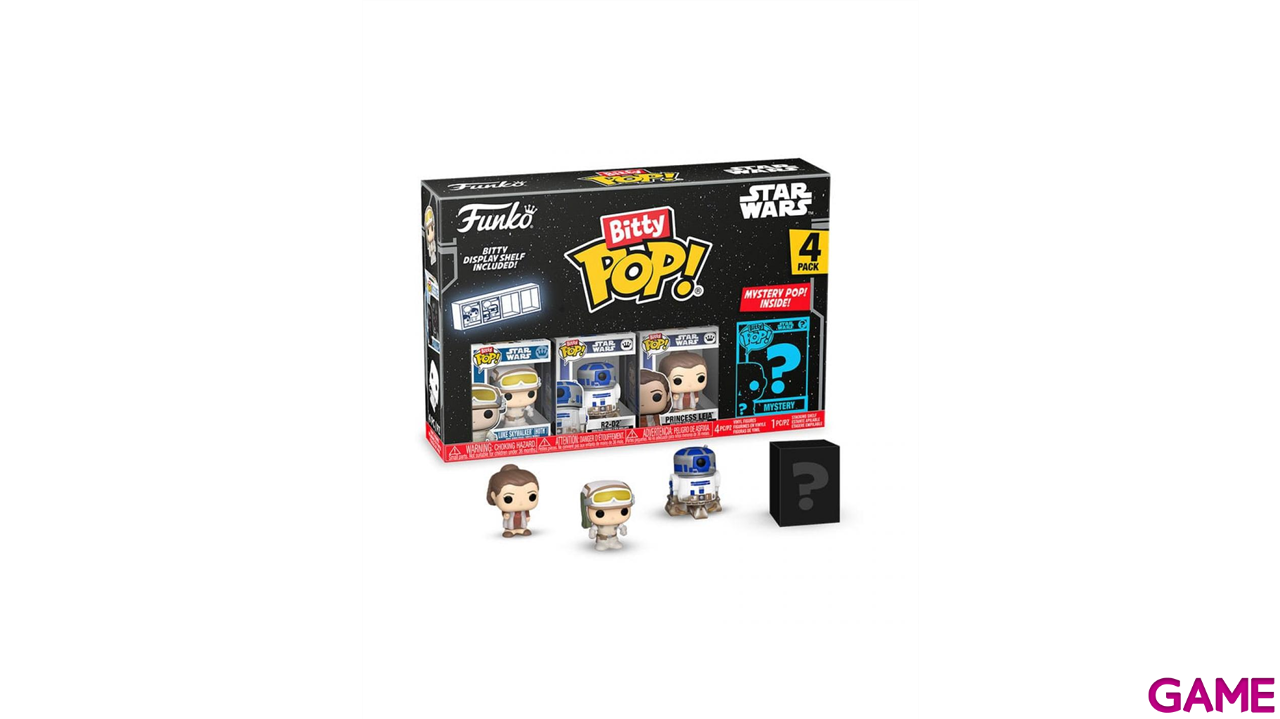 Bitty POP Pack 4 Figuras Star Wars Luke Skywalker-2