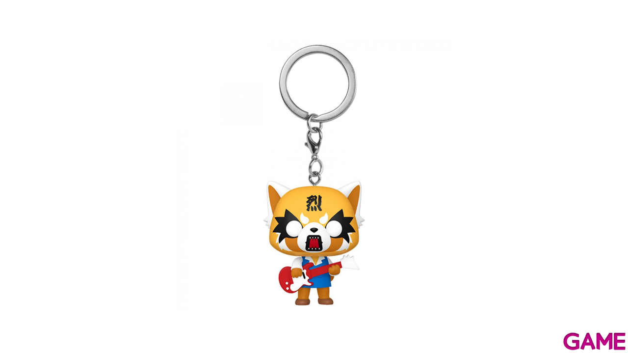 Llavero POP Keychain: Aggretsuko with Guitar-0