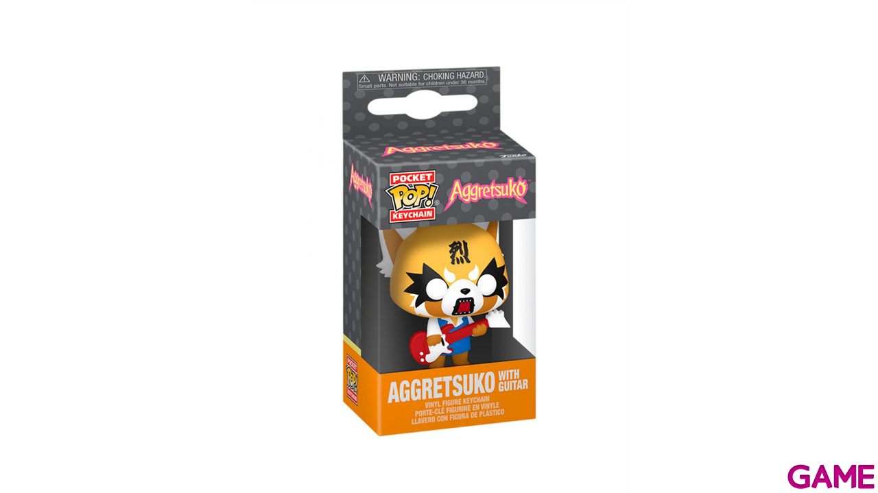 Llavero POP Keychain: Aggretsuko with Guitar-1