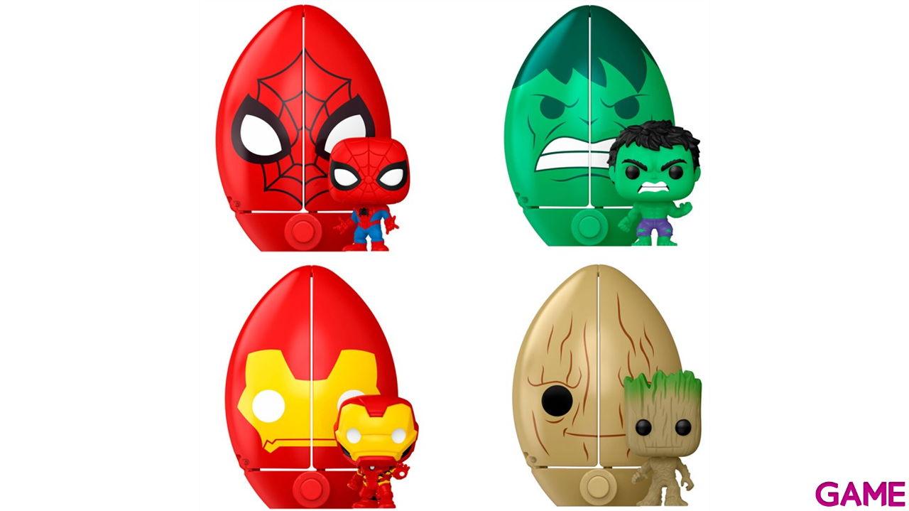 Pocket POP Surprise (Seasonal)  Egg Pocket POP: Marvel 12pc PDQ-0