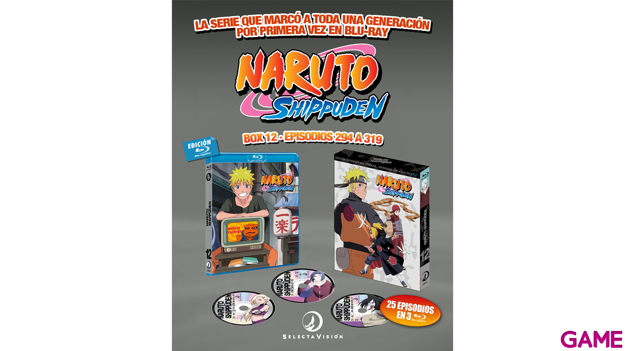 Naruto Shippuden Box 12 Episodios 294 a 319-0