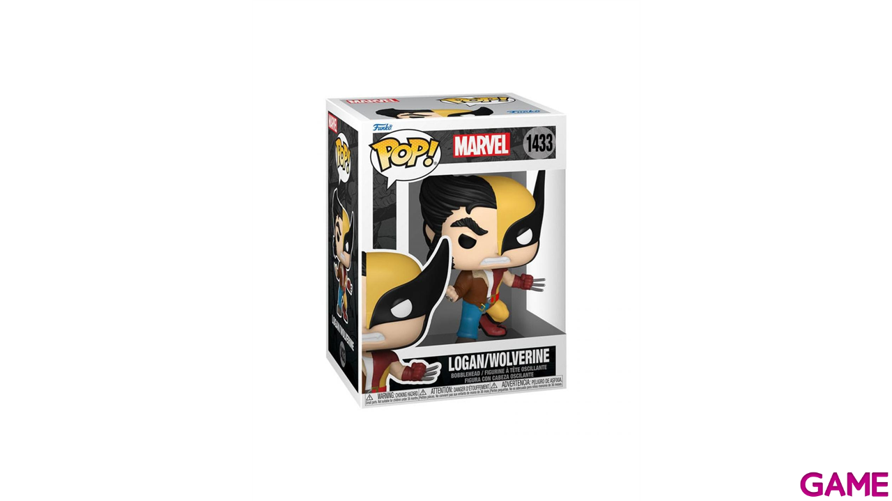 Figura Pop Marvel Comic: Split Wolverine/Logan?-1