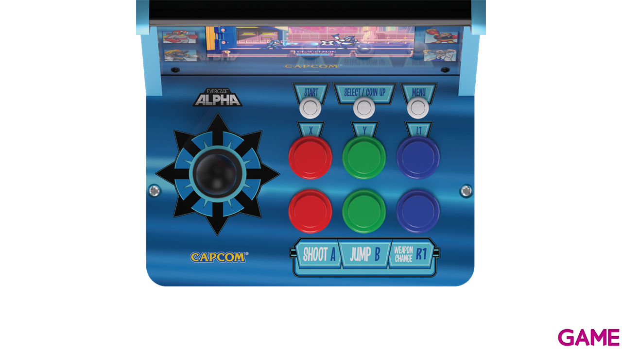 Evercade Alpha Mega Man Bartop Arcade-9