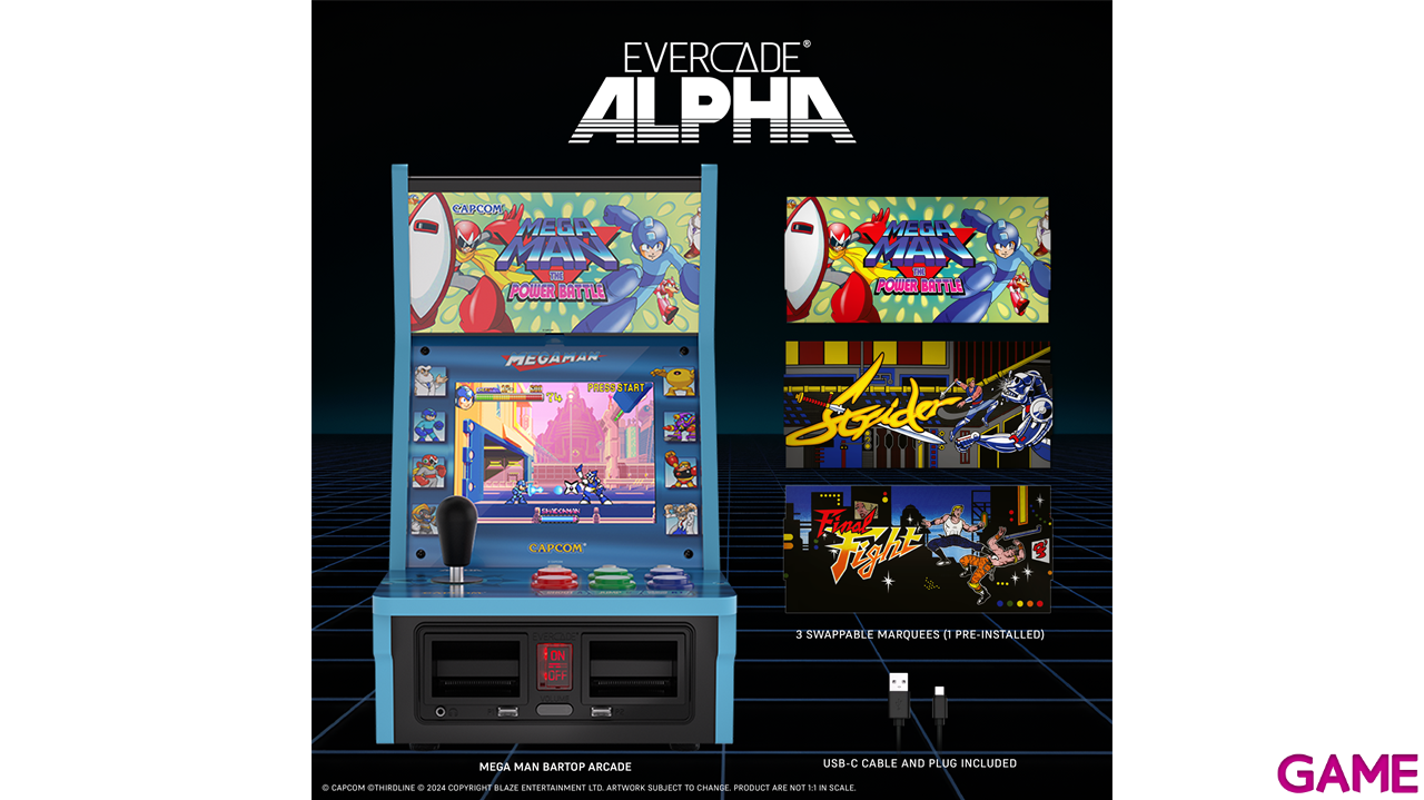 Evercade Alpha Mega Man Bartop Arcade-0