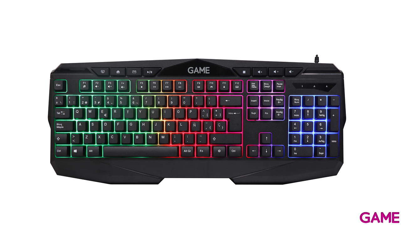 GAME PK3 Pack Gaming 4in1 RGB - Teclado + Raton + Alfombrilla + Auriculares - Pack Perifericos-1