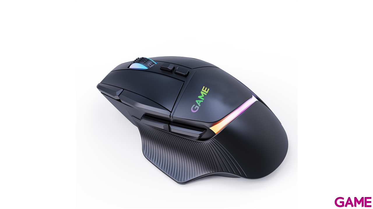 GAME MX-W5 Ratón Inalámbrico Gaming RGB BT+2,4Ghz+USB-0