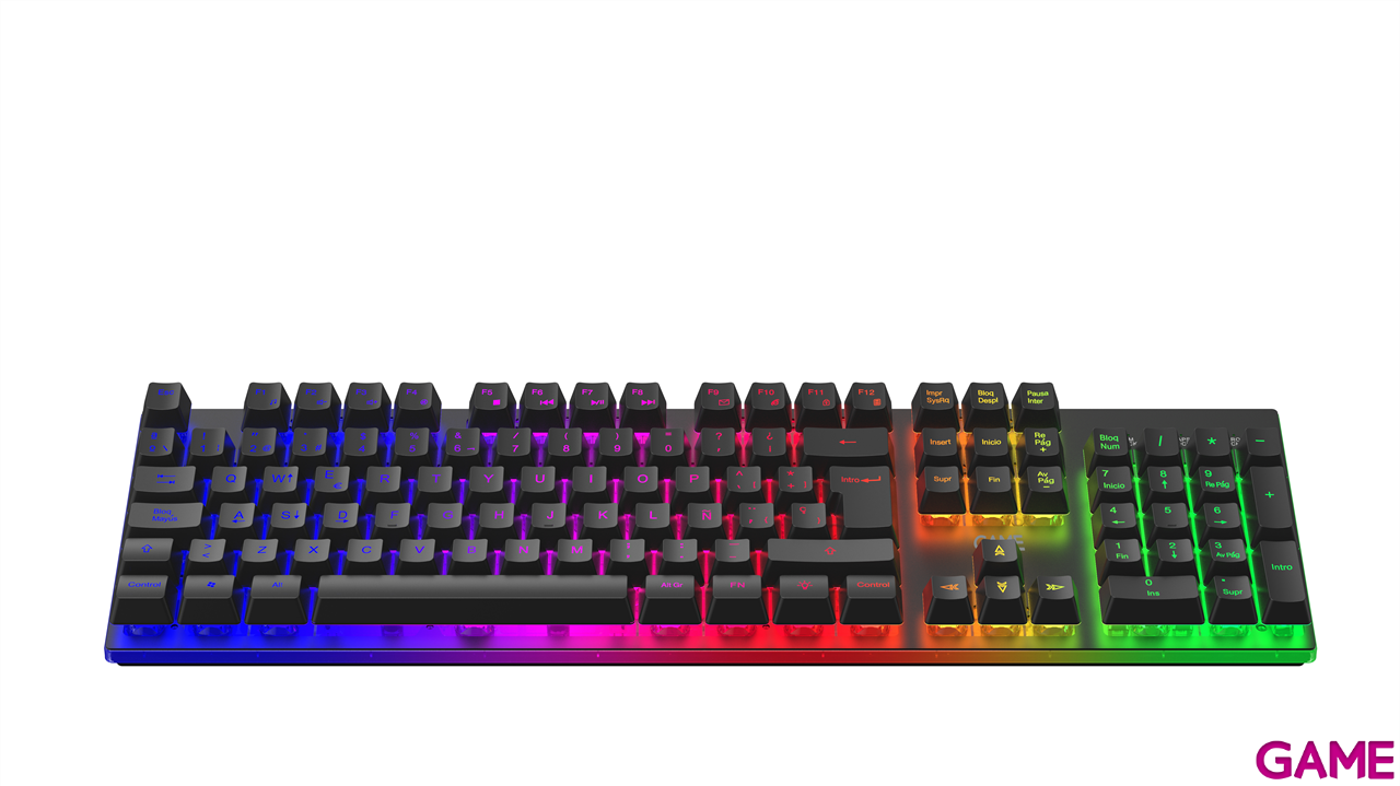 GAME KX3 Teclado Membrana Gaming RGB Rainbow Negro-3