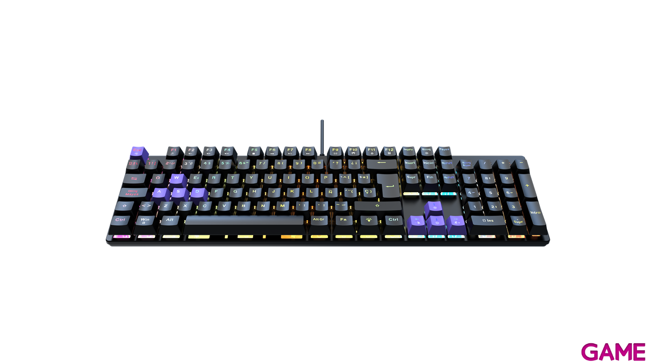 GAME KX-24 Teclado Gaming Mecánico RGB Negro-6