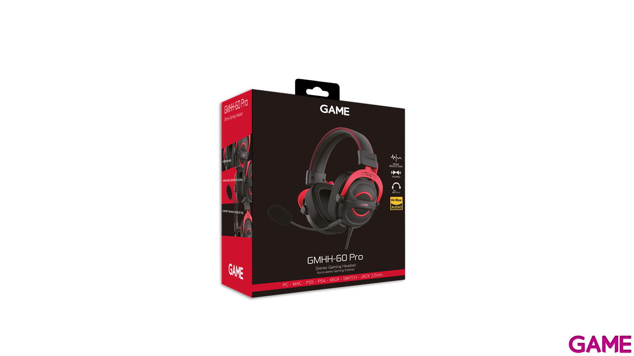 GAME HH-60 RGB 60mm PC - PS5 - PS4 - XBOX - Switch - Auriculares Gaming-0