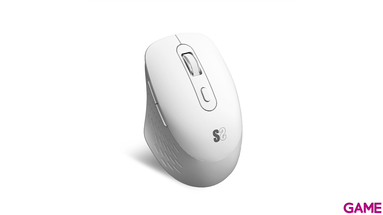 Subblim Curve Ergo Dual Wireless con bateria blanco - Raton-1