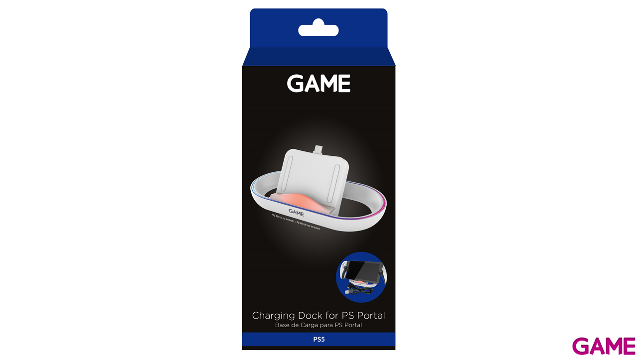 GAME GM33660 Soporte y cargador para PlayStation Portal-0