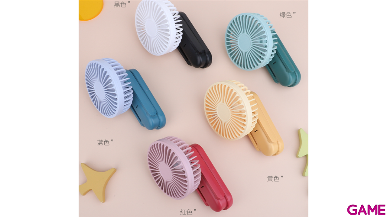 Ventilador portátil con batería recargable Stima (surtido)-0