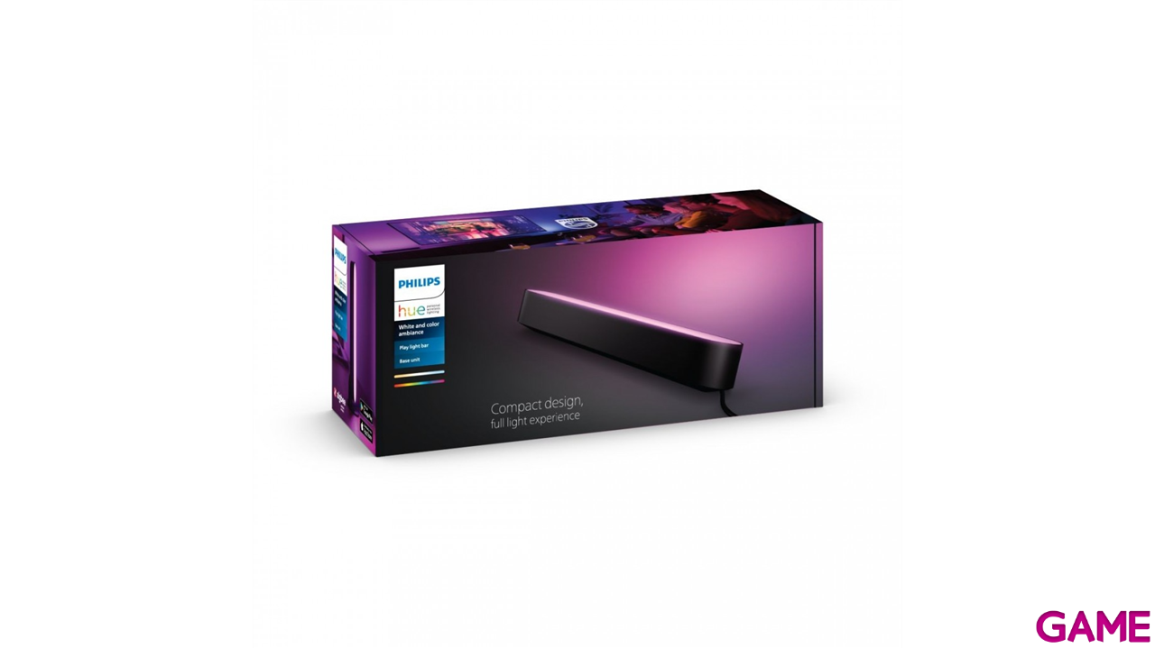 Philips Hue - Barra de Luz Hue Play RGB Negro-0