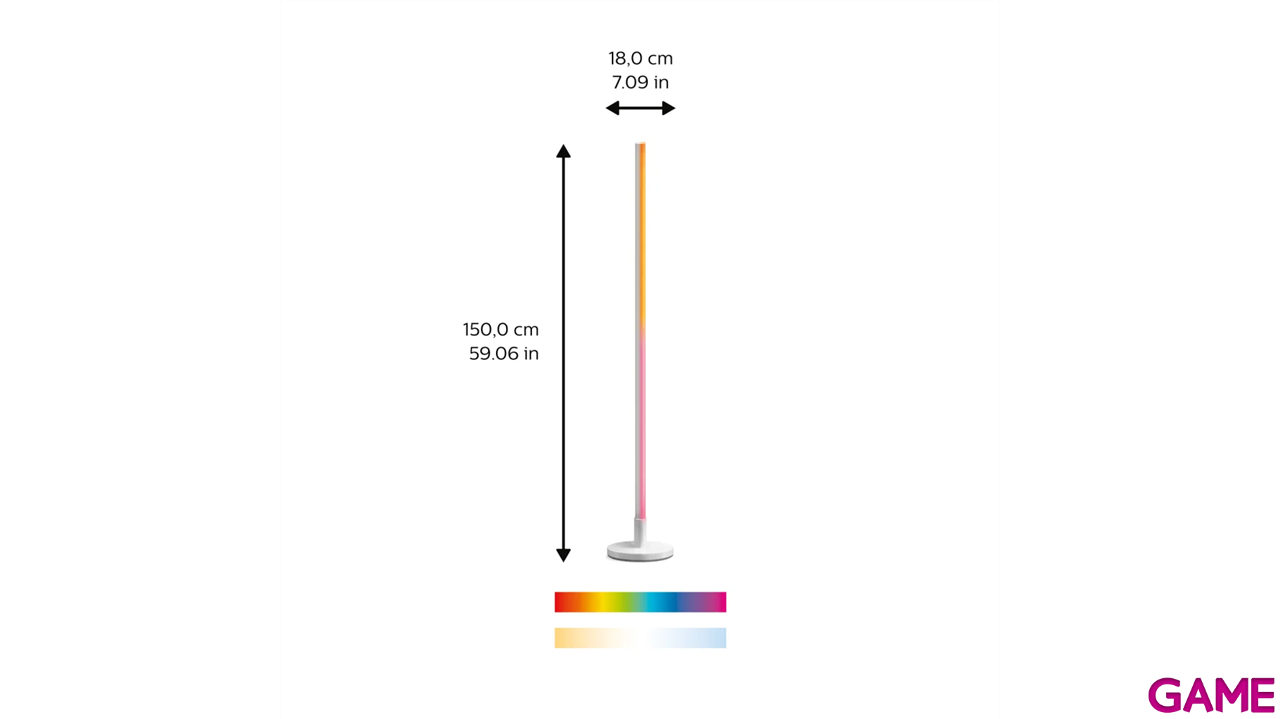 WiZ - Lámpara inteligente de pie WiZ Pole RGB-1
