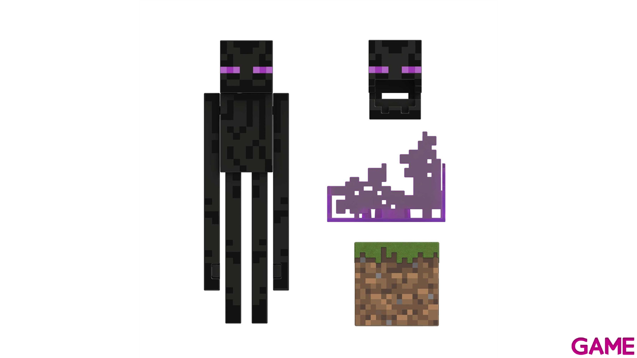 Minecraft Figura Enderman Diamond Level 14cm-0